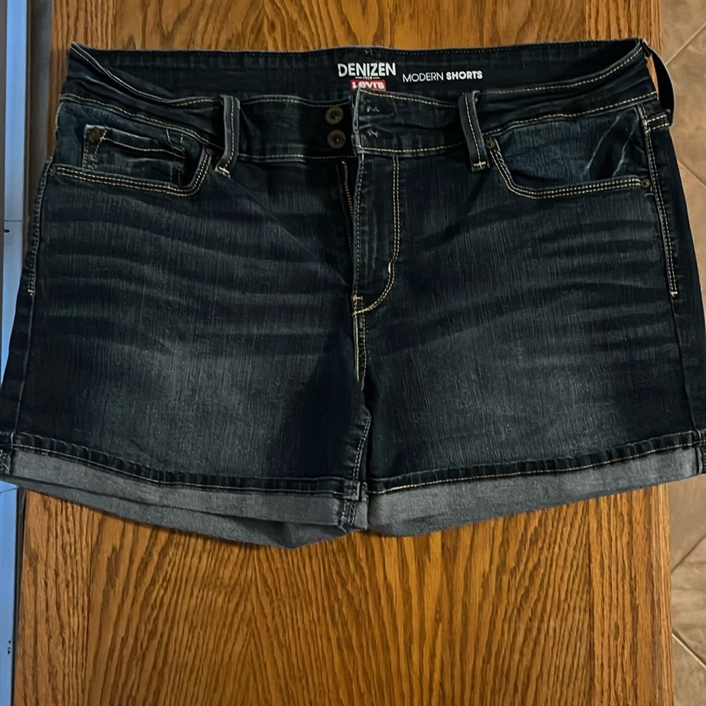 Denim shorts